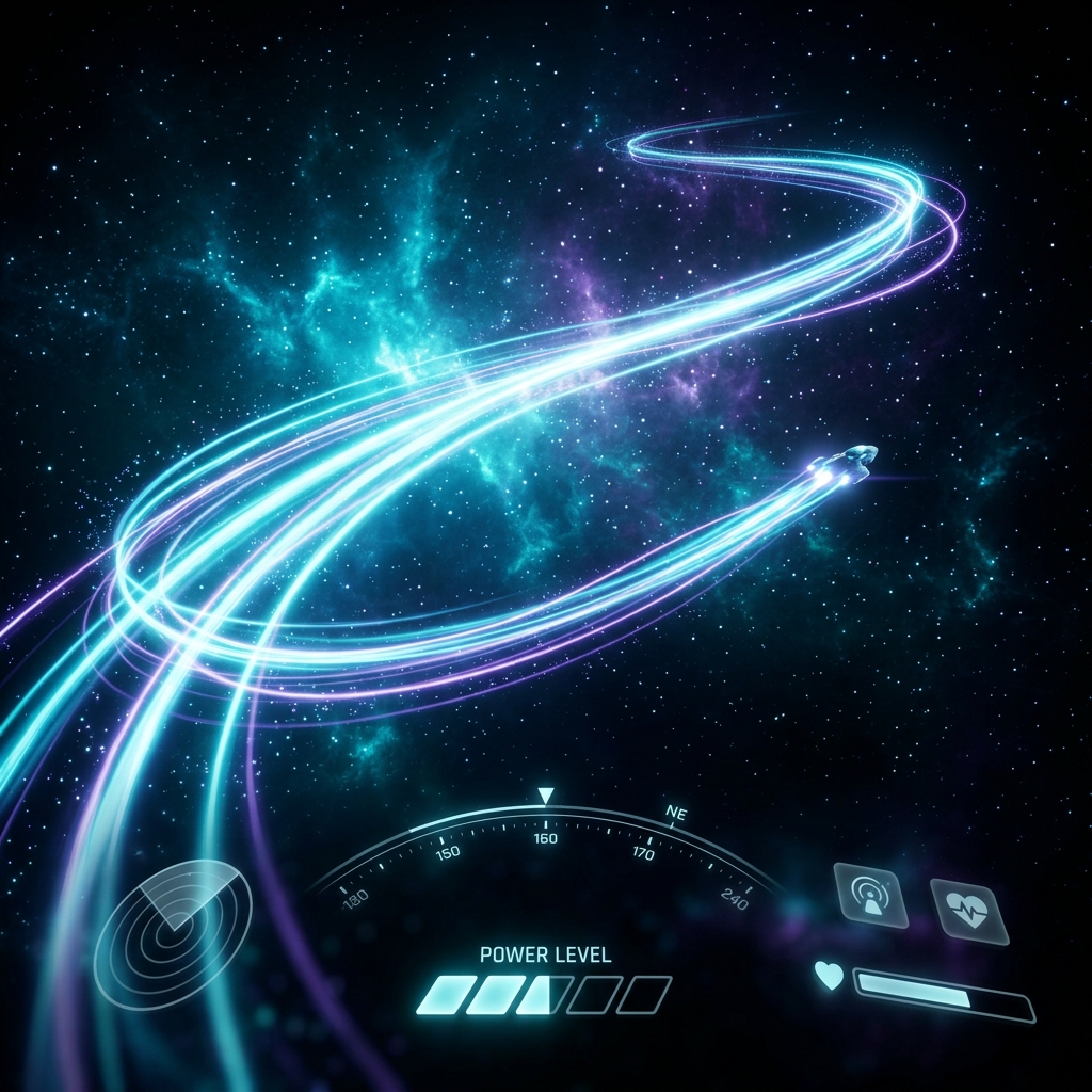 Ghost Tracer Space Background